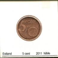 5 CENTS 2011 ESTONIA Moneda #AS690.E - Estland