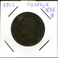 10 CENTIMES 1856 A FRANCIA FRANCE Napoleon III Moneda #AN057.E - 10 Centimes