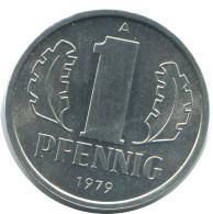 1 PFENNIG 1979 A DDR EAST ALEMANIA Moneda GERMANY #AE049.E - 1 Pfennig