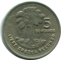 5 CENTAVOS 1991 GUATEMALA Moneda #AR954.E - Guatemala