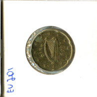 20 EURO CENTS 2002 IRLANDA IRELAND Moneda #EU201.E - Irlanda