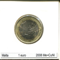 1 EURO 2008 MALTA BIMETALLIC Moneda #AS631.E - Malte