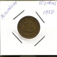 50 CENTAVOS 1953 MOZAMBIQUE Moneda #AN692.E - Mozambico