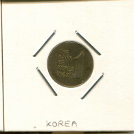 1 WON 1967 COREA DEL SUR SOUTH KOREA Moneda #AS170.E - Corée Du Sud