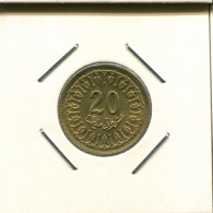 20 MILLIMES 1960 TÚNEZ TUNISIA Islámico Moneda #AS184.E - Tunisie