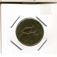 100 SHILLINGI 1994 TANZANIA Moneda #AS362.E - Tanzania