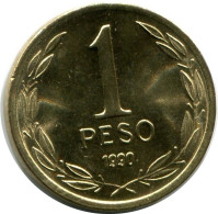 1 PESO 1990 CHILI CHILE UNC Pièce #M10072.F - Chili