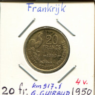 20 FRANCS 1950 FRANCE Pièce Française #AM433.F - 20 Francs