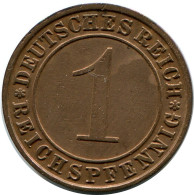 1 REICHSPFENNIG 1928 A ALLEMAGNE Pièce GERMANY #DB780.F - 1 Renten- & 1 Reichspfennig