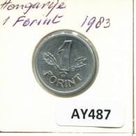 1 FORINT 1983 HONGRIE HUNGARY Pièce #AY487.F - Hongrie