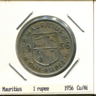 1 RUPPE 1956 MAURICE MAURITIUS Pièce #AS387.F - Mauritius