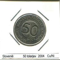 50 TOLARJEV 2004 SLOVÉNIE SLOVENIA Pièce #AS572.F - Slovenië