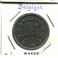 5 FRANCS 1930 BELGIUM Coin FRENCH Text #BA566.U - 5 Frank & 1 Belga