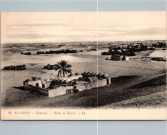 EL OUED - Route De Djerid     (défaut Scan Le Trait Blanc) - El-Oued