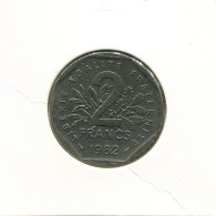 2 FRANCS 1982 FRANCE Coin Semeuse French Coin #AK636 - 2 Francs