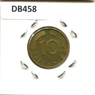 10 PFENNIG 1986 J WEST & UNIFIED GERMANY Coin #DB458.U - 10 Pfennig