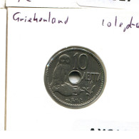 10 LEPTA 1912 GREECE Coin #AX618.U - Grèce