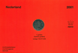 NETHERLANDS 2001 1 GULDEN Last Gulden #SET1039.7.U - Mint Sets & Proof Sets