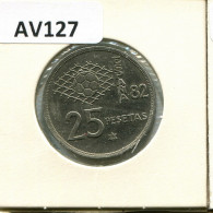 25 PESETAS 1980 SPAIN Coin #AV127.U - 25 Pesetas