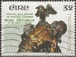 IRELAND 1991 75th Anniversary Of Easter Rising - 32p - Cuchulainn (statue By Oliver Sheppard) And Proclamation FU - Used Stamps