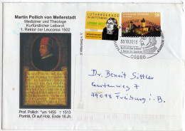 ALLEMAGNE Germany 2013 Luther Belle Envel. Illustrée - Teología