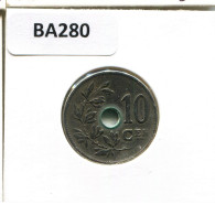 10 CENTIMES 1906 DUTCH Text BELGIEN BELGIUM Münze #BA280.D - 10 Cents