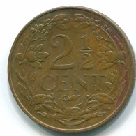 2 1/2 CENT 1965 CURACAO NIEDERLANDE Bronze Koloniale Münze #S10219.D - Curaçao