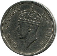 1/2 RUPEE 1950 MAURITIUS Münze #AP904.D - Mauritius