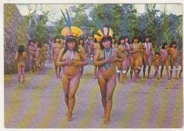 Brasil Used Postcard - Yamaricuma Ritual Dance By Suia And Trumai Women - America