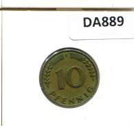 10 PFENNIG 1949 F BRD DEUTSCHLAND Münze GERMANY #DA889.D - 10 Pfennig