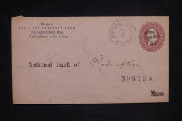 ETATS UNIS - Entier Commercial De Provincetown Pour Boston En 188.. - L 143073 - ...-1900