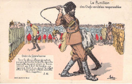MILITARIA - Humoristiques - La Punition Des Chefs Vandales Responsables - Carte Postale Ancienne - Humour