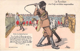 MILITARIA - Humoristiques - La Punition Des Chefs Vandales Responsables - Carte Postale Ancienne - Humorísticas