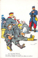 MILITARIA - Humoristiques - De L'Agence Wolf - Les Troupes Allemandes Sont à Paris - Carte Postale Ancienne - Humour