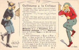 MILITARIA - Humoristiques - Guillaume A La Colique - Carte Postale Ancienne - Humour