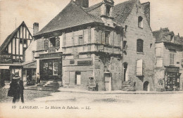 Langeais * Place Et La Maison De Rabelais * Boulangerie Pâtisserie * Commerce Magasin BOURDAIN - Langeais