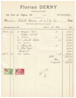 Facture 1932 Stockel - Bruxelles Horticulteur TP Fiscaux - Straßenhandel Und Kleingewerbe