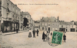 49 - SEGRE - S13799 - Vue De La Place Grignon Et De La Rue Louis Philippe - Hôtel Chêne Vert - L23 - Segre