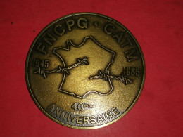 MEDAILLE BRONZE 40ème ANNIVERSAIRE FNCPG CATM RETOUR DES PRISONIERS DE GUERRE Voir Photos - Professionals / Firms