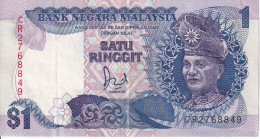 BILLETE DE MALASIA DE 1 RINNGIT DEL AÑO 1989 (BANKNOTE) - Malaysia