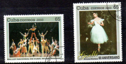 Cuba Serie Nº Yvert 4131/32 O BALET (BALETTE) - Used Stamps