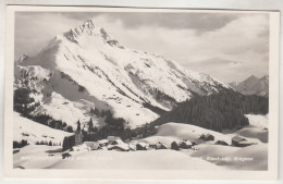 C7463) WARTH Wintersportplatz - Kirche Verschneite Häuser ALT - Warth