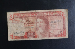 Gibraltar -  Government Of  Gibraltar One Pound 15 Sept. 1979 - Gibilterra