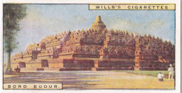 Wonders Of The Past 1926 - Original Wills Cigarette Card - 31 Boro Budur, Central Java - Wills