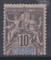 Diego-Suarez N° 29 (.) Type Groupe : 10 C. Noir Sur Lilas Neuf Sans Gomme Sinon TB - Unused Stamps