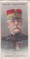 10 General Sarrail France  -  Allied Army Leaders 1917 - Wills Cigarette Cards - Original  - Antique - Military - Player's