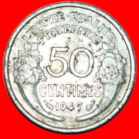 * CORNUCOPIAS (1941-1947): FRANCE  50 CENTIMES 1947! · LOW START · NO RESERVE! - 50 Centimes