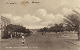 PC CPA ANGOLA / PORTUGAL, LOANDA, AVENIDA SALVADOR CORREIA, POSTCARD (b13288) - Angola