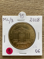 Monnaie De Paris Jeton Touristique - 75 Musée Du Luxembourg - Paris 2008 - 2008