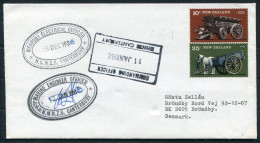 1988 New Zealand, HMNZS Canterbury Ship Cover SIGNED - Storia Postale